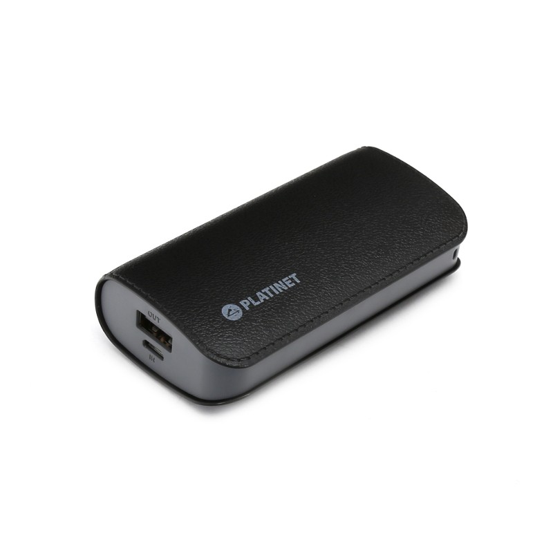 Platinet power bank 5200mAh 11W USB 5V 2.2A Fekete